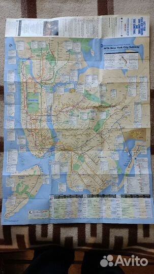 Карта Нью Йорк