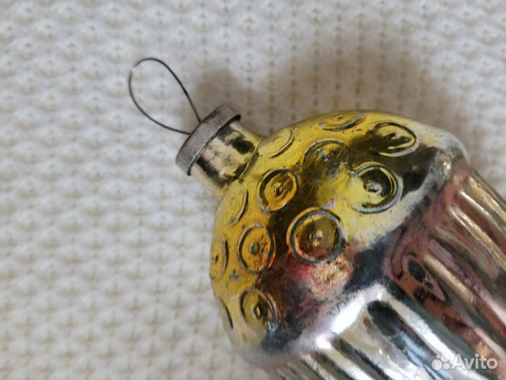 Елочные игрушки кремлевский желудь большой СССР