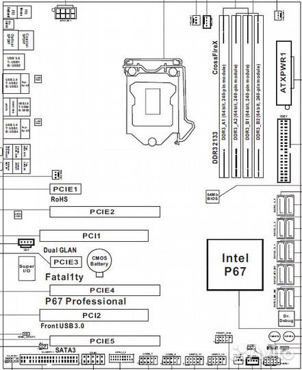 Intel i7-2600K + ASRock Fatal1ty P67 Professional