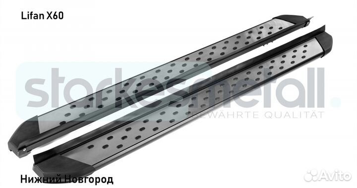 Подножки Lifan X60 Style