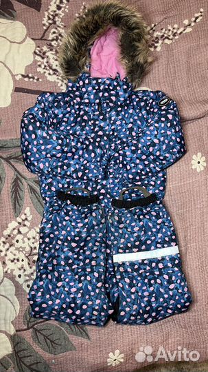 Зимний комбинезон для девочки lassie 116 (+6)