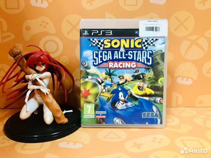 PS3 Sonic Sega All Stars Racing б/у
