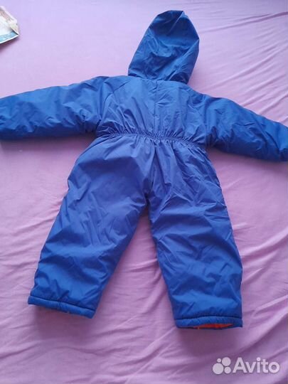 Зимний комбинезон для девочки 74 80