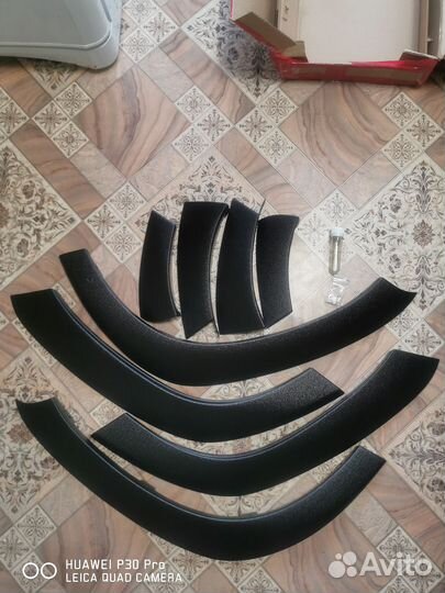 Накладки на арки и двери renault duster