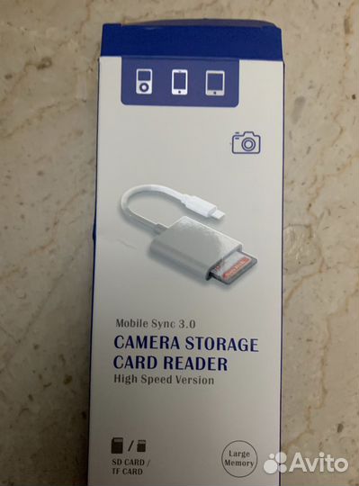 Устройство чтения карт памяти для iPhone, SD, TF