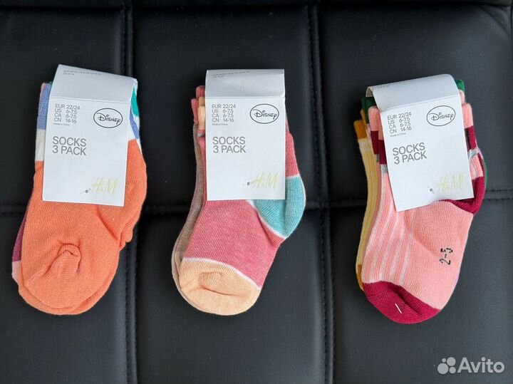 Носки детские hm новые оригинал разные размеры