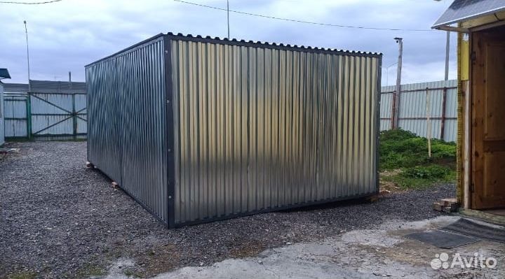 Гараж Хозблок односкатный