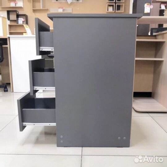 Стол компьютерный новый Мори правый мс-6 графит