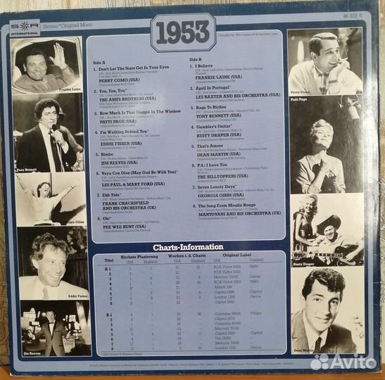 Пластинка Сборник 30 Years Popmusic 1953