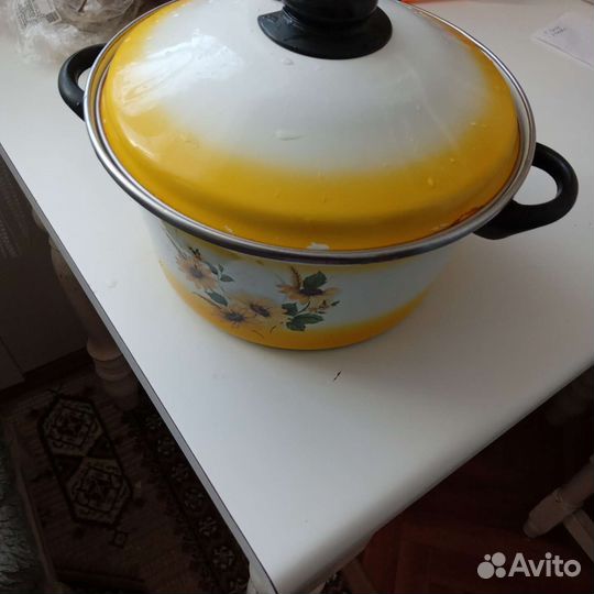 Кастрюля эмалированная 3л