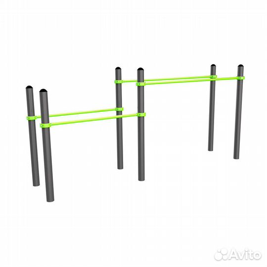 Брусья двойные для отжиманий разноуровневые W210