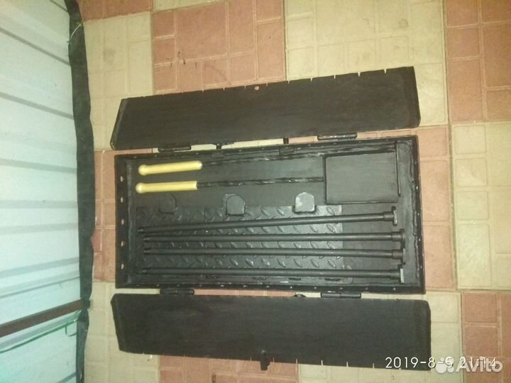 Мангал, кованый, складной