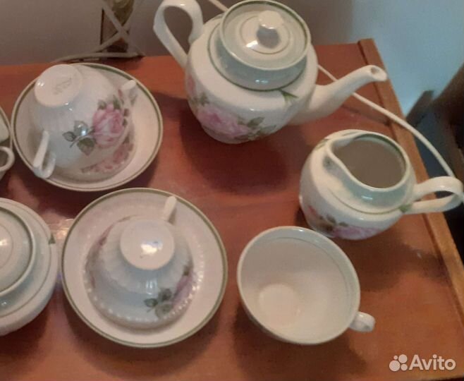 Чайный сервиз дулево розы
