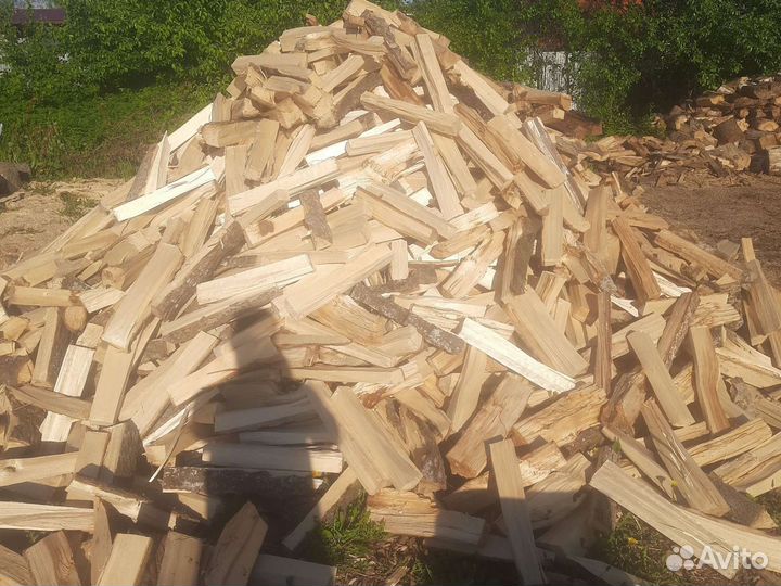Дрова березовые колотые сухие
