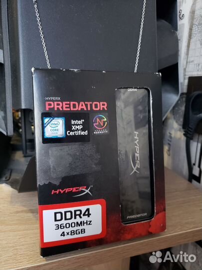 Kingston HyperX Predator RGB 16gb 3600MHz DDR4