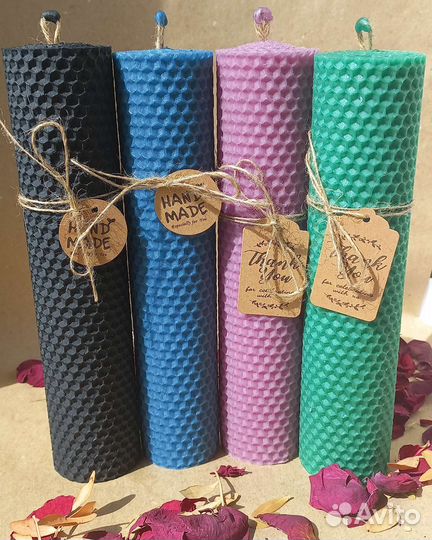 Свечи из натурального воска