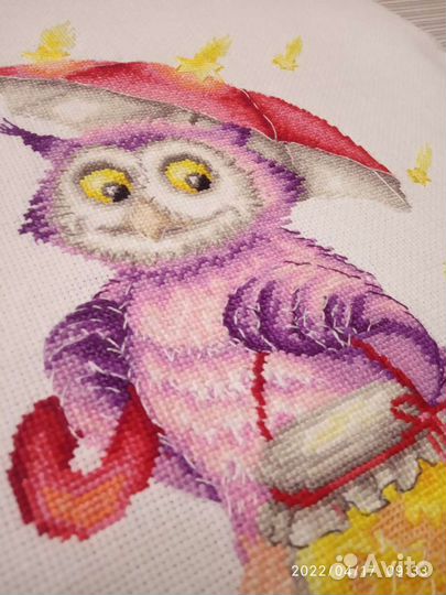 Набор для вышивания золотое руно остатки