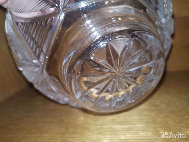 Хрустальная ваза. Дятьковский хрусталь