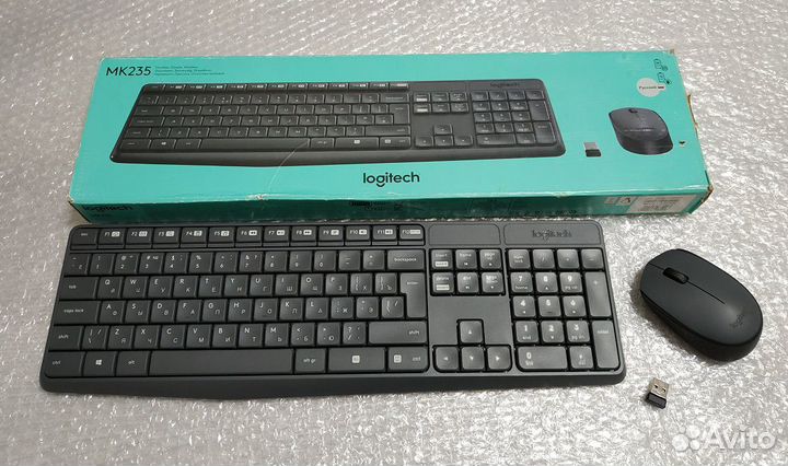 Комплект клавиатура + мышь Logitech MK235
