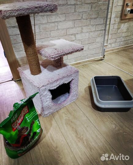 Домик для кошки с лотком