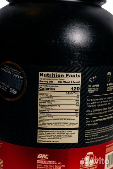 Сывороточный протеин Optimum Nutrition 100 Whey p