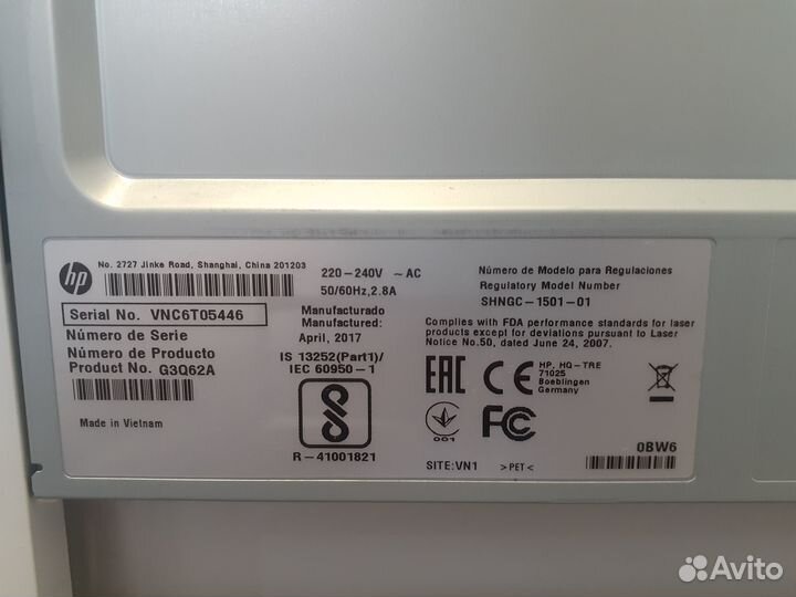 Принтер HP laserjet pro mfp m132nw