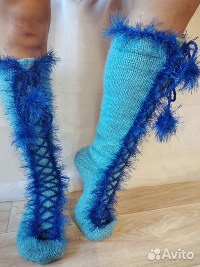 Гольфы женские вязаные