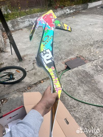 Пластик ктм 2019-2022 rtech с наклейками хром MX