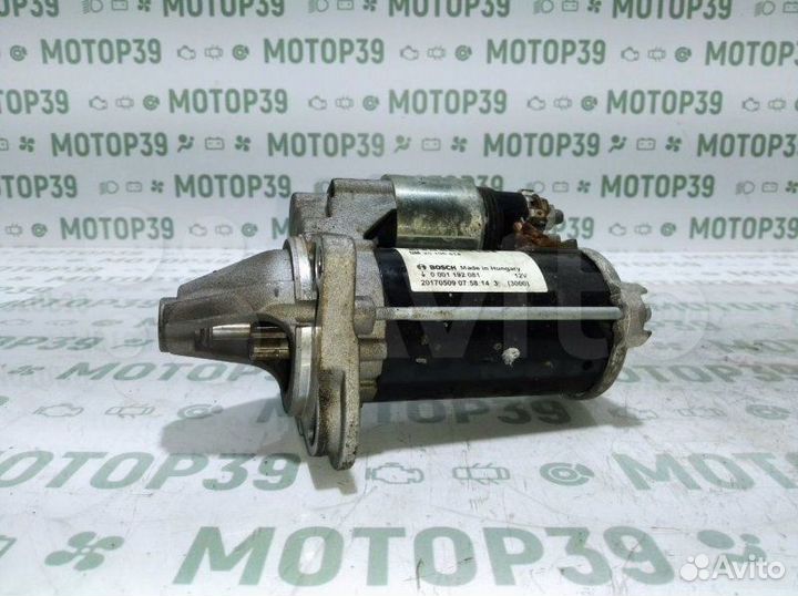 Стартер Opel Astra J 1.4I 2017