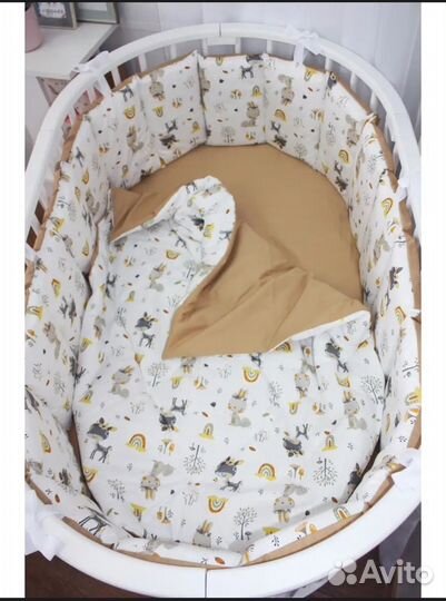 Бортики в детскую кроватку