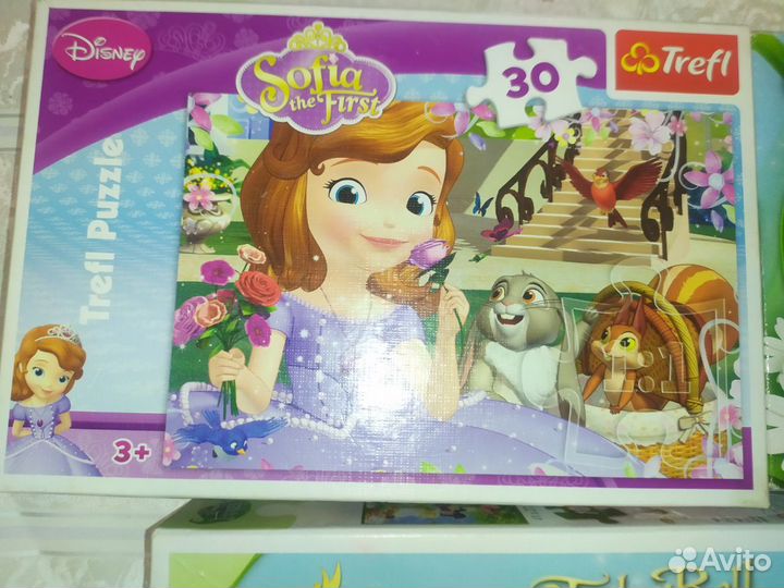 Пазлы для детей фея,София