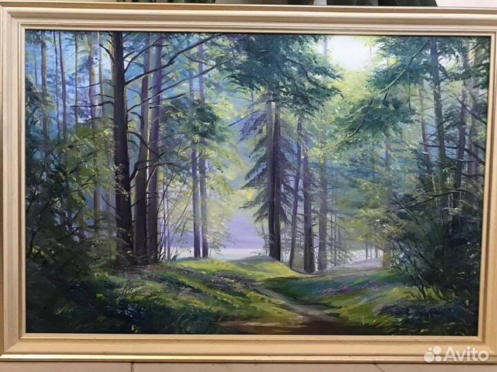 Картина э маслом на холсте Сирень