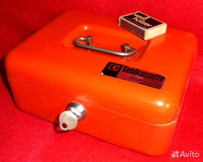 Сейф-касса 2 ключа металл Geldkassette Германия