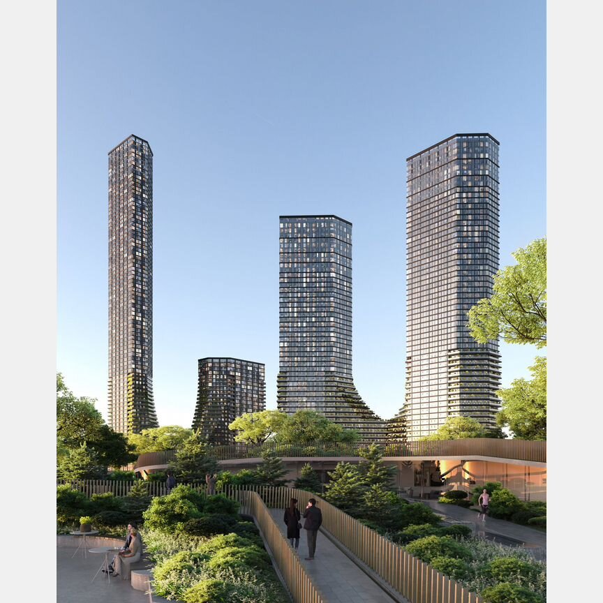 1-к. квартира, 36,1 м², 12/55 эт.