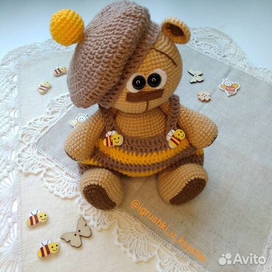 Мягкая игрушка медведь