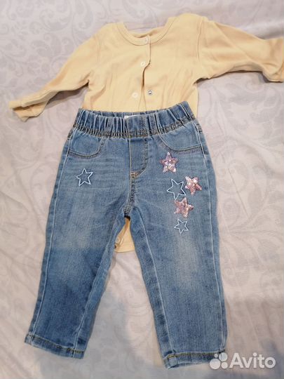 Вещи на девочку пакетом 74-80