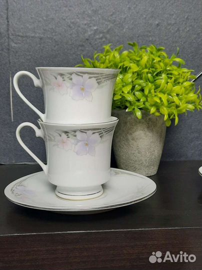 Чайные пары сервиз фарфор Китай винтаж набор