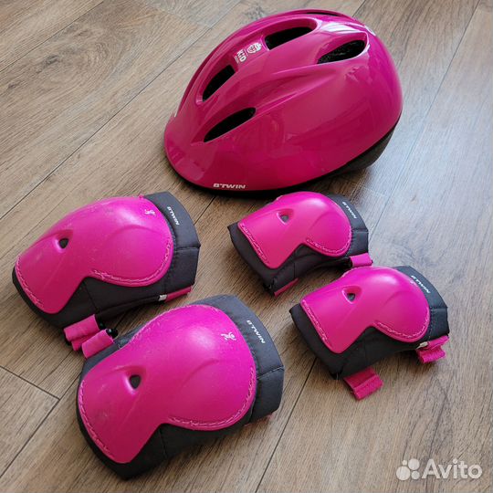 Детская Защита, Шлем, Ролики на обувь, Нарукавники