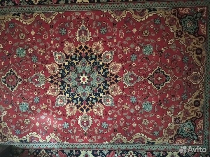 Ковер шерстяной СССР винтаж ретро