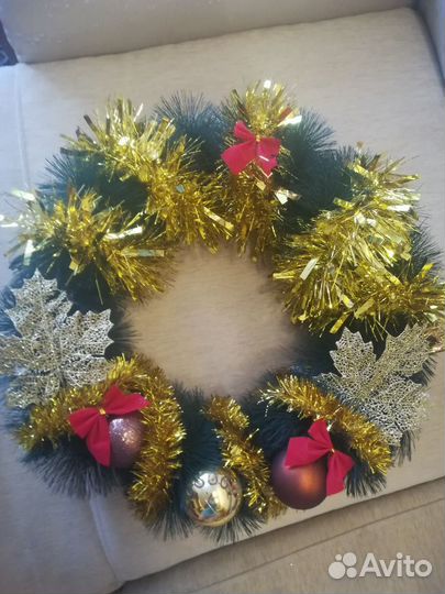 Новогодний венок,заготовка