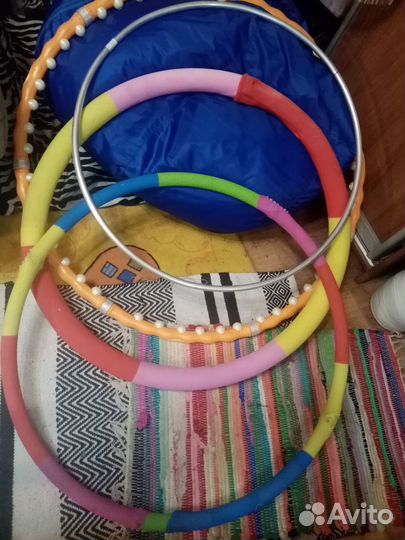 Обручи тренажёры гантели утяжелители