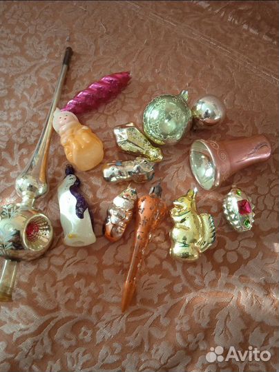 Елочные игрушки СССР одним лотом