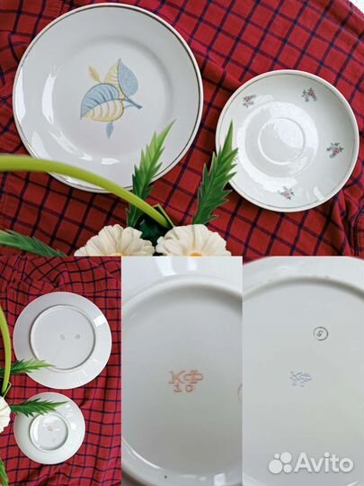 Тарелки из бабушкиного сундука посуда СССР