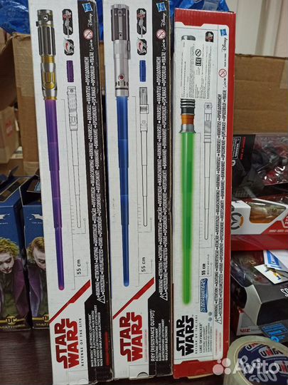 Световые мечи Мейса Винду, Люка Скайуокера, Рей