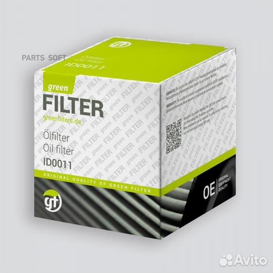 Green filter OK0103 Фильтр масляный Картридж