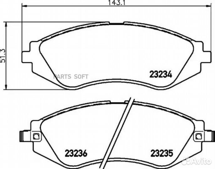 Nisshinbo NP6028 Колодки тормозные дисковые перед
