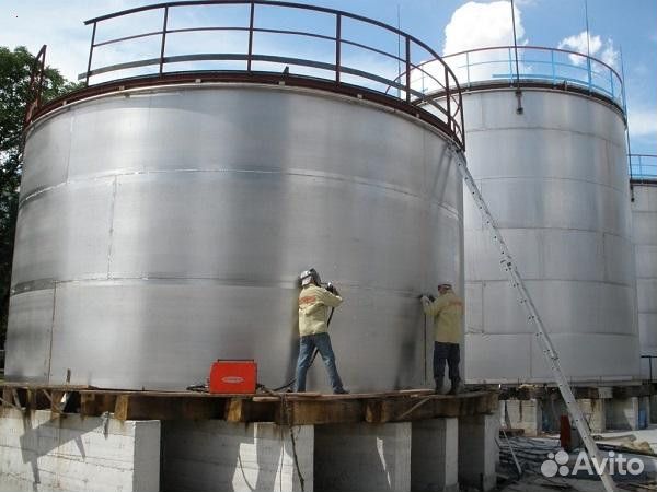 Резервуар вертикальный для топлива, для гсм 600м3