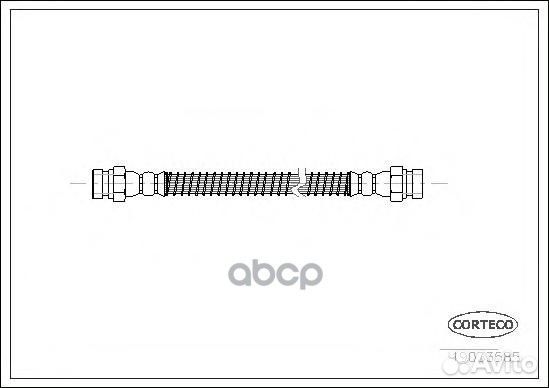 Шланг тормозной hyundai: getz 1.1/1.3/1.3 i/1.4