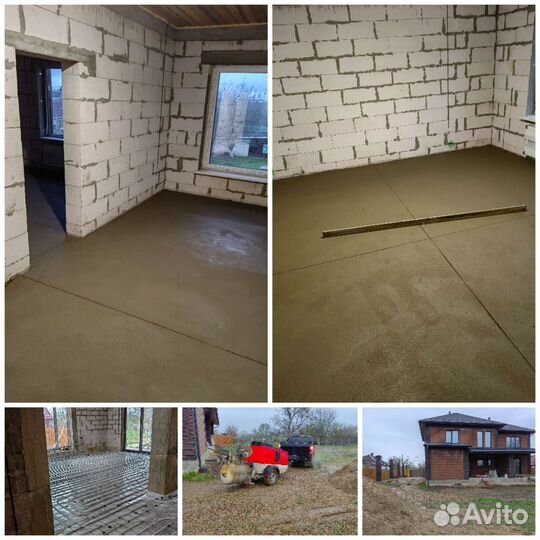 Стяжка пола за один день