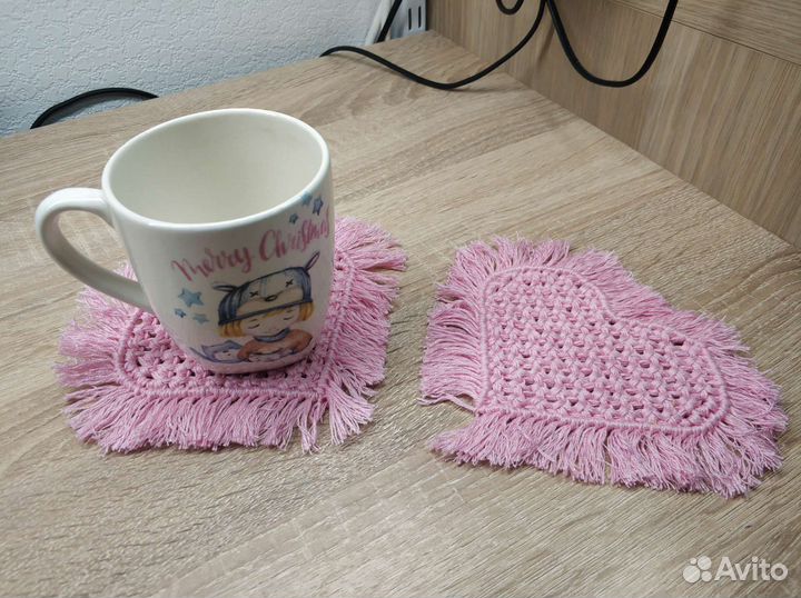 Подставка под горячее в стиле макраме цена 300 шт